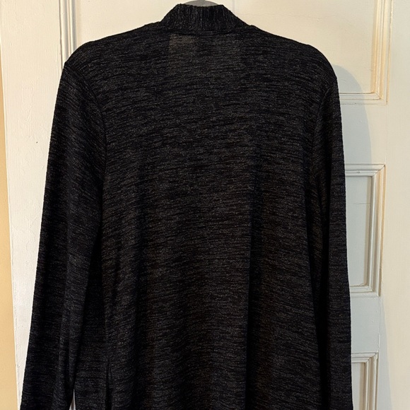 Zenergy Soft Essentials Open-Front Dark Gray Cardigan size 2/L (12-14) - Picture 9 of 10